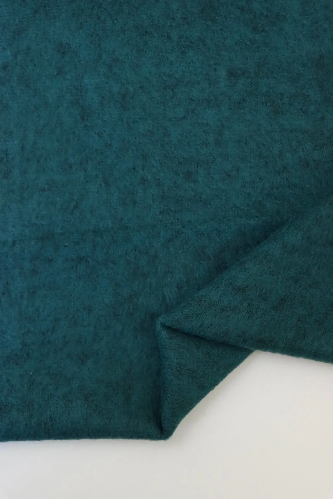 1YD PRECUT; Hunter Green Sibley Brushed Sweater Knit