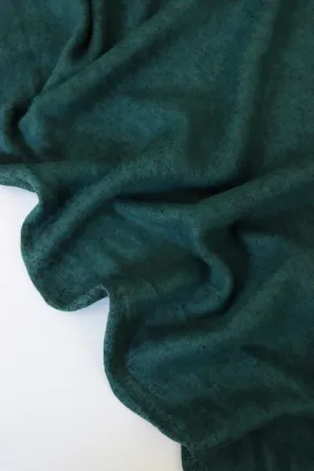 1YD PRECUT; Hunter Green Sibley Brushed Sweater Knit