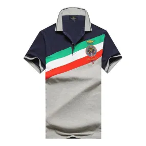 Aeronautica Millitare 1961 A.F Base Rivoltovit Multi Shade of Colours Shorts Polo