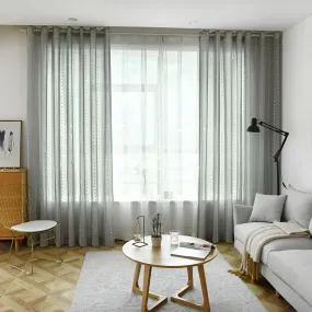 Angel Grommet Airy Gauze Sheer Custom Curtain