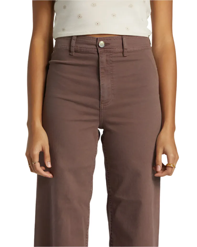 BILLABONG Women's Free Fall Twill Pant Kona