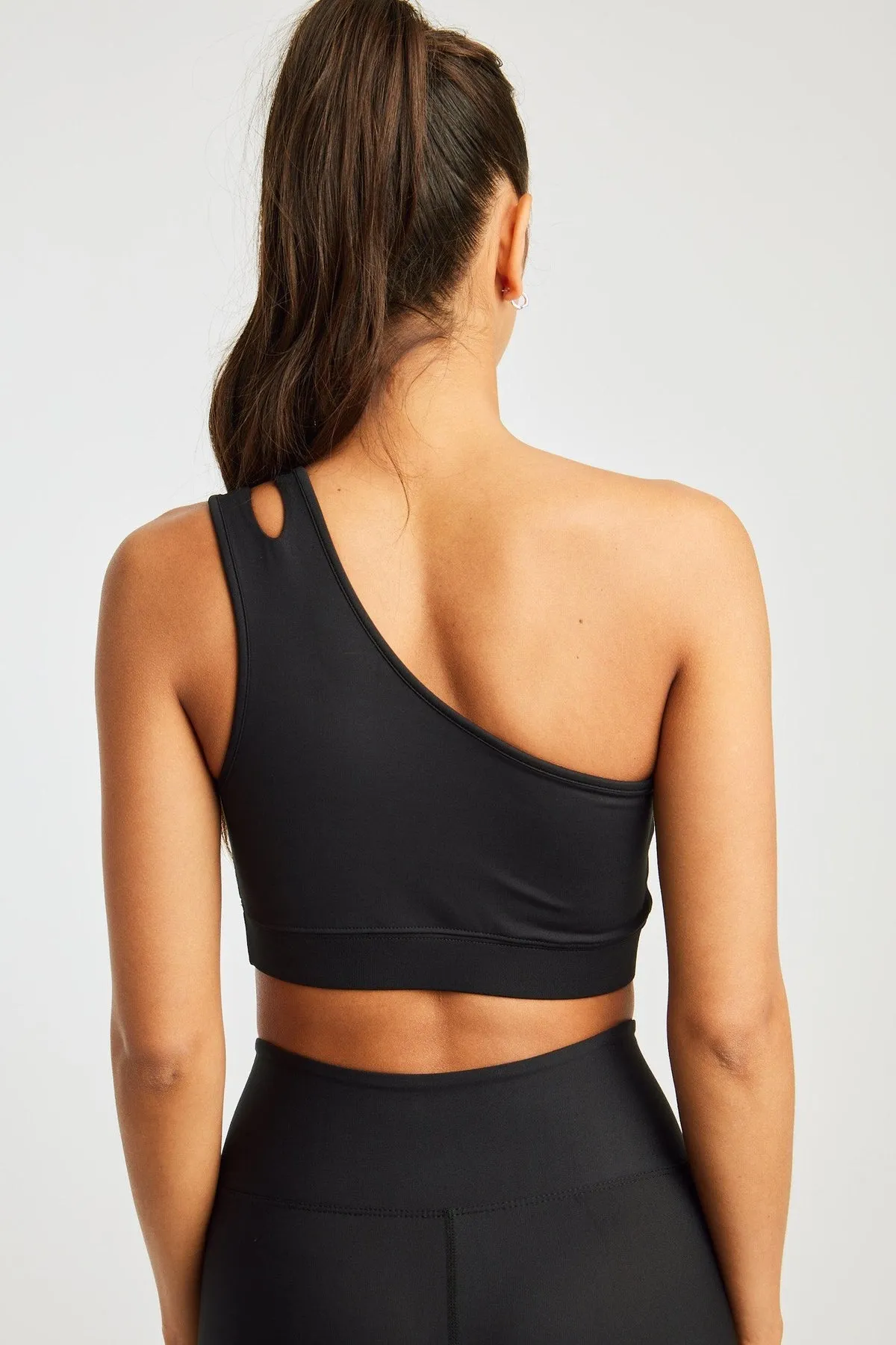 Black Robin Sports Bra