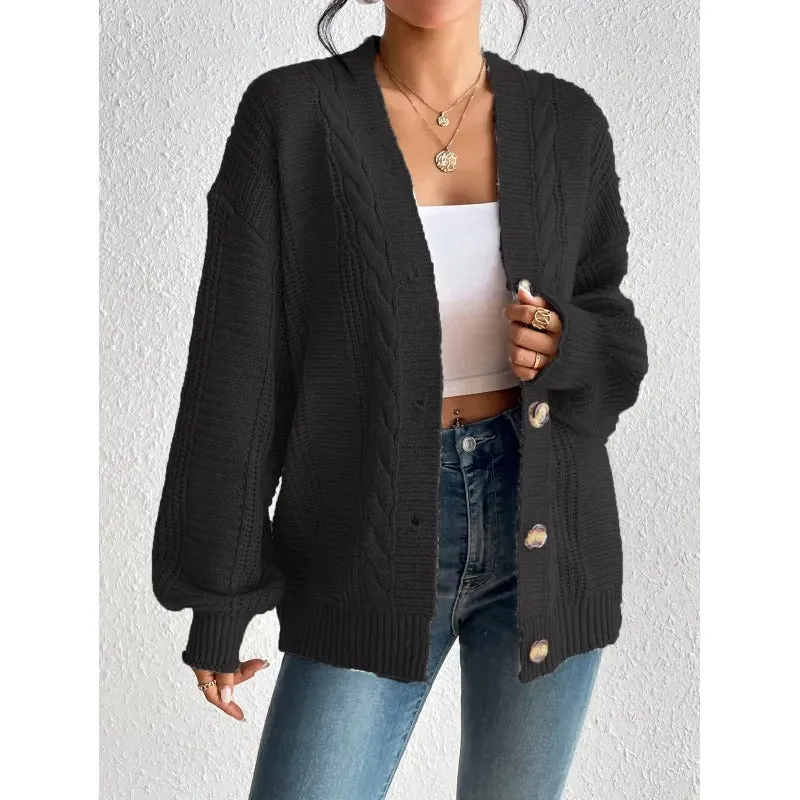 Casual Warm Knitwear Wool Sweater Cardigan for Women | Perfect for Casual Days