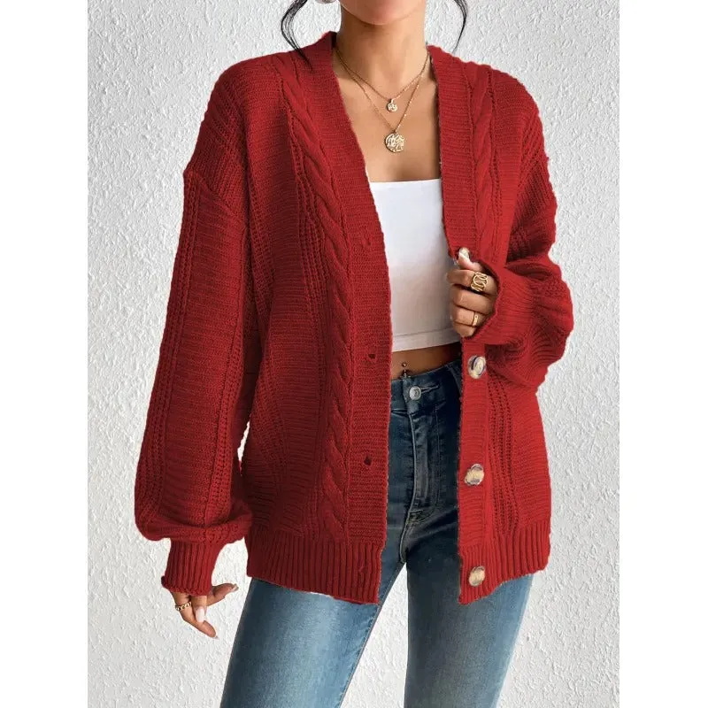Casual Warm Knitwear Wool Sweater Cardigan for Women | Perfect for Casual Days