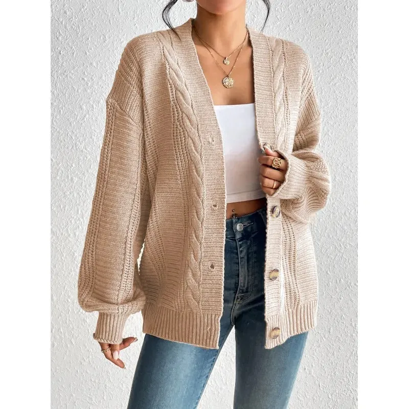 Casual Warm Knitwear Wool Sweater Cardigan for Women | Perfect for Casual Days