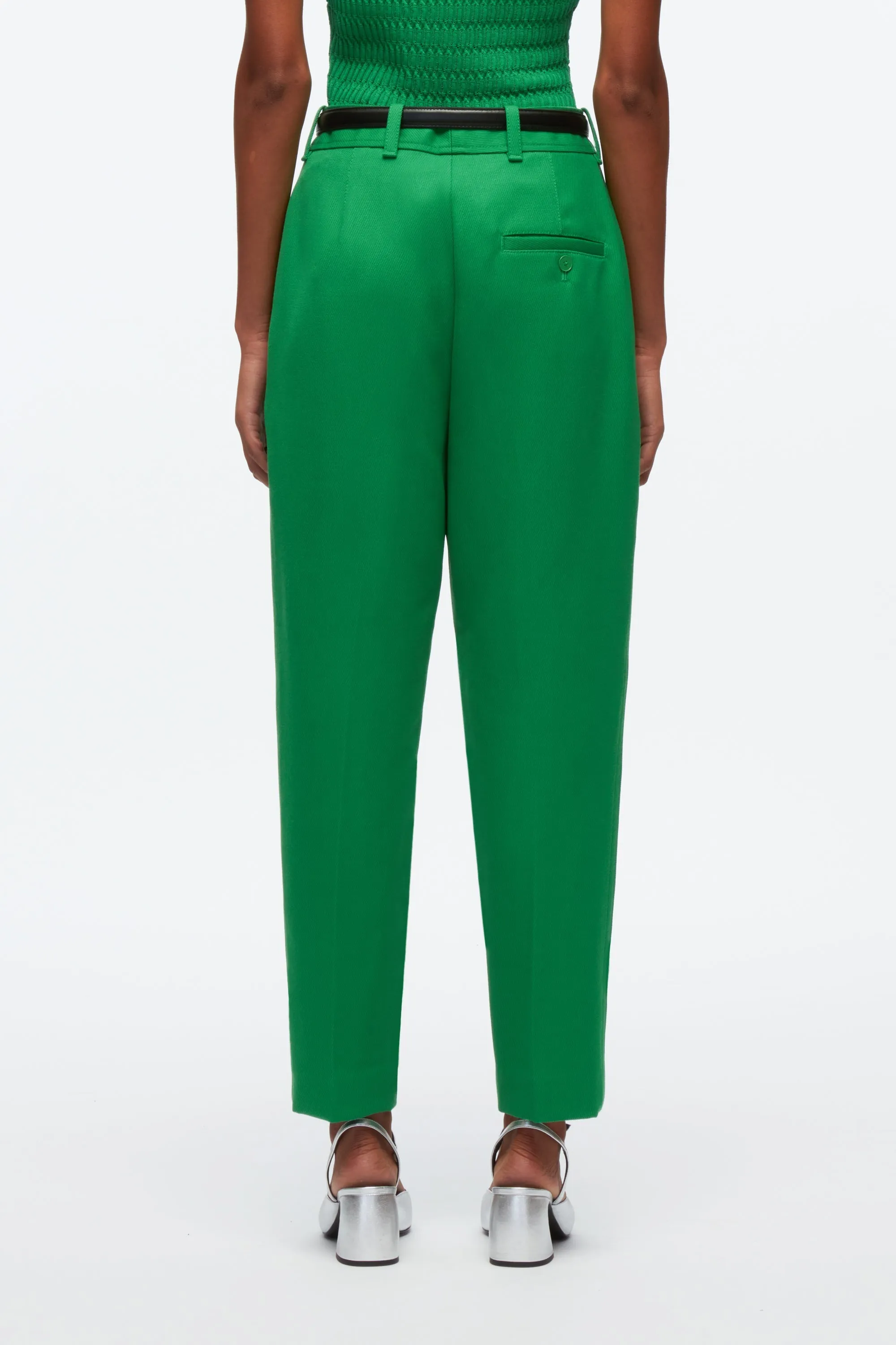 Cavalry Twill Carrot Trousers