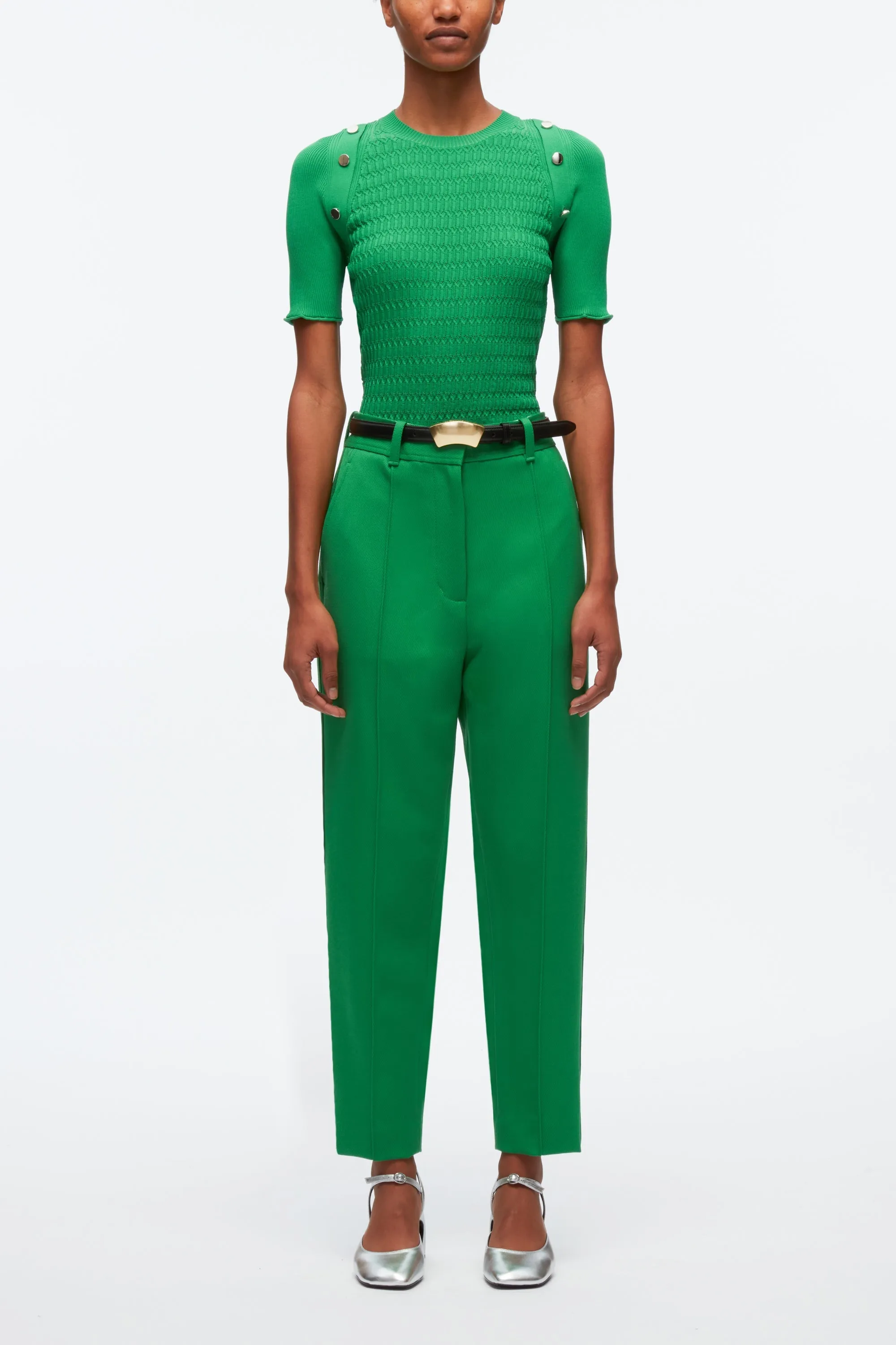 Cavalry Twill Carrot Trousers
