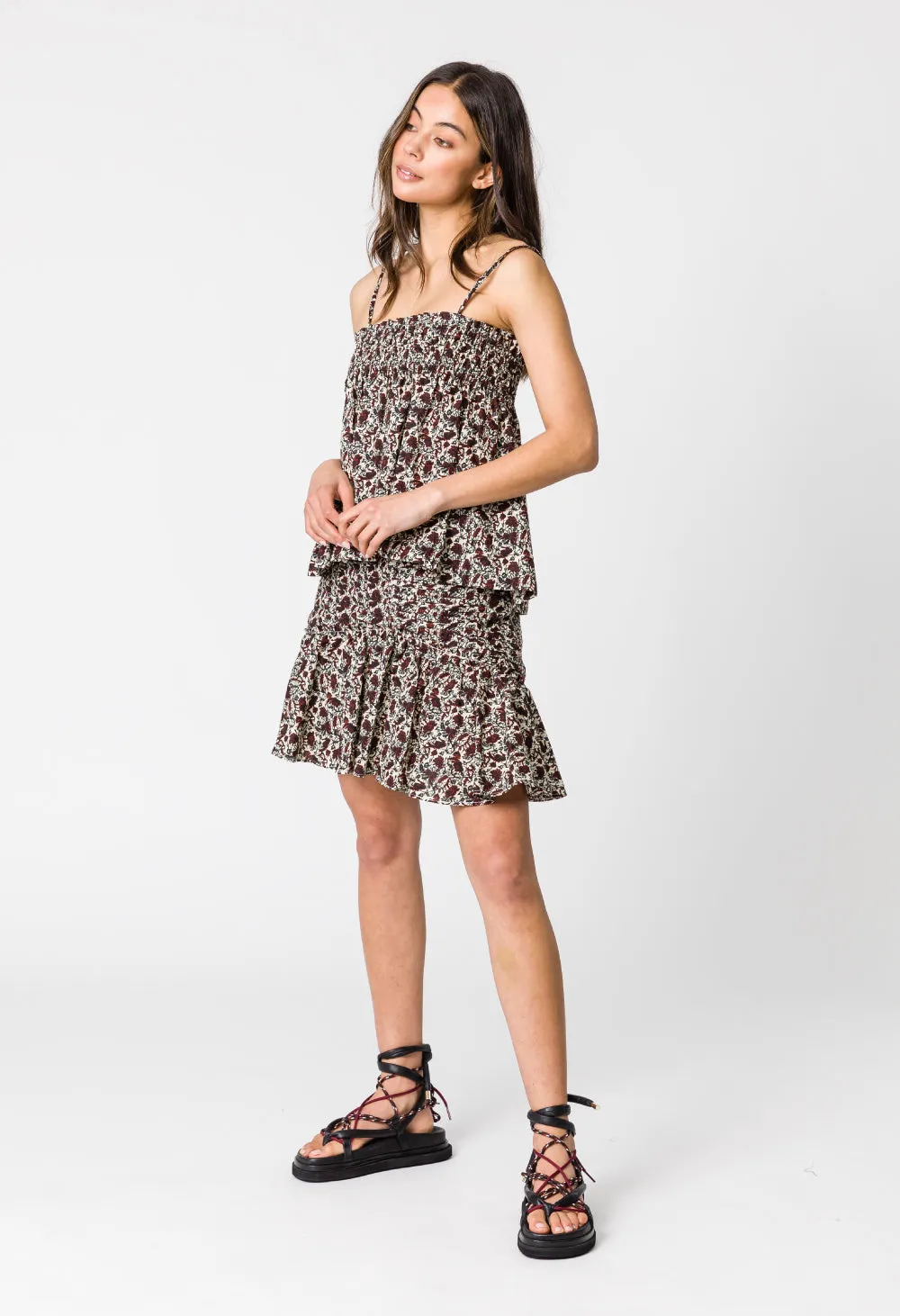 CHRISTY CAMI - HOLIDAY FLORAL IVORY