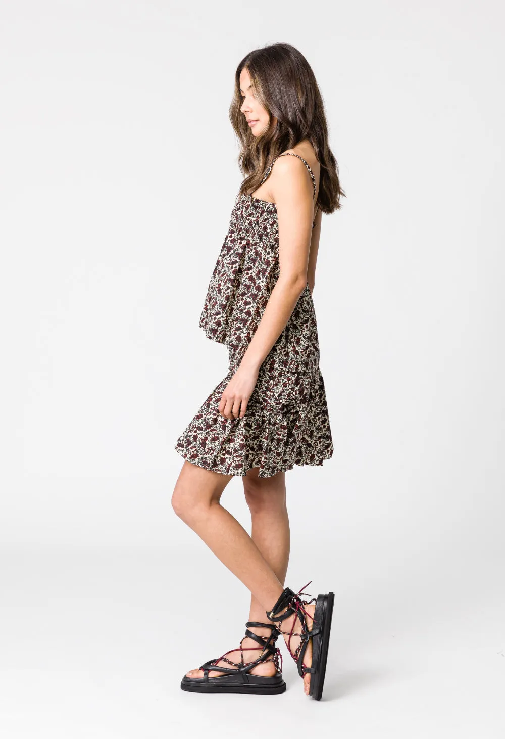 CHRISTY CAMI - HOLIDAY FLORAL IVORY