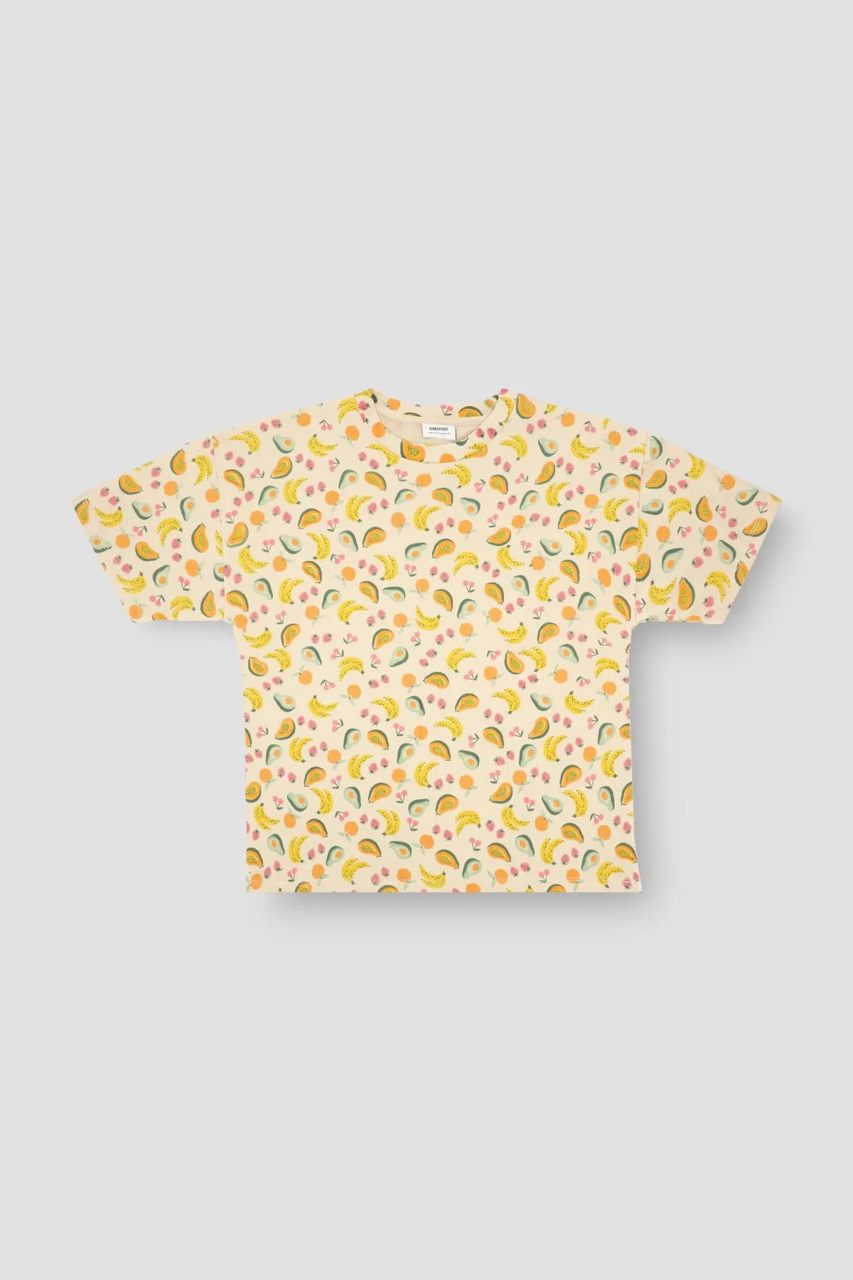 Conversational Print Pj Set For Women - Peach