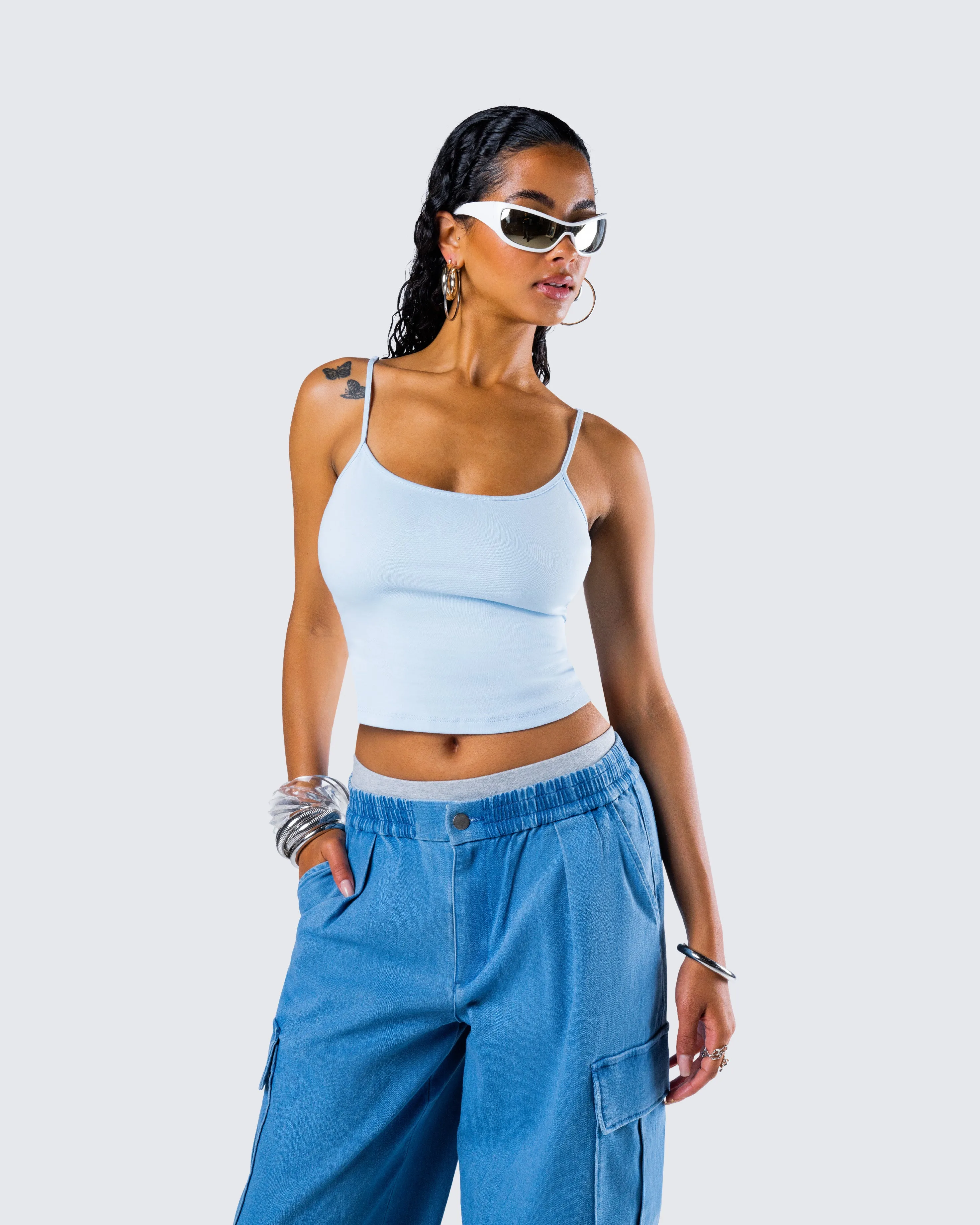 Darby Blue Denim Set