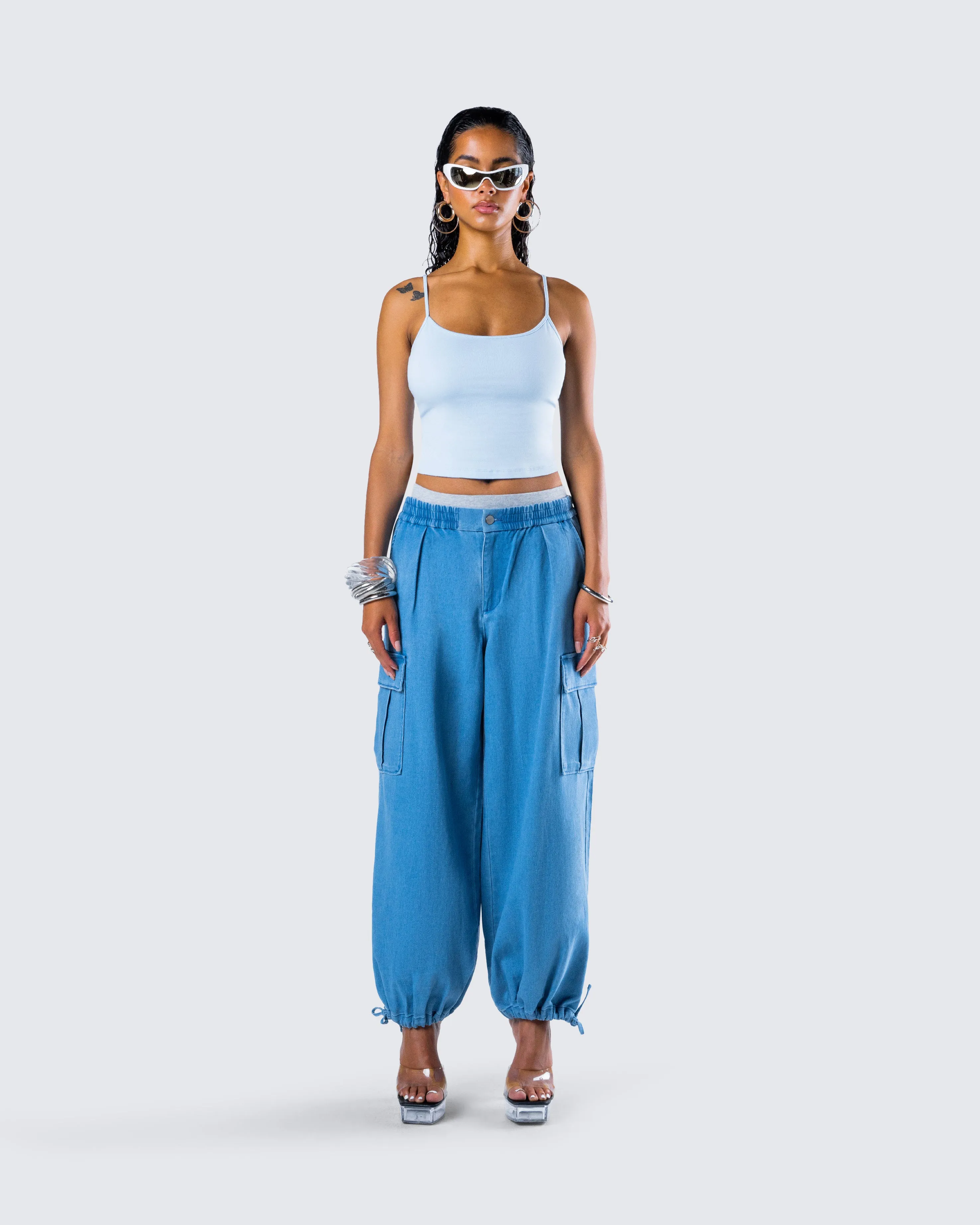 Darby Blue Denim Set