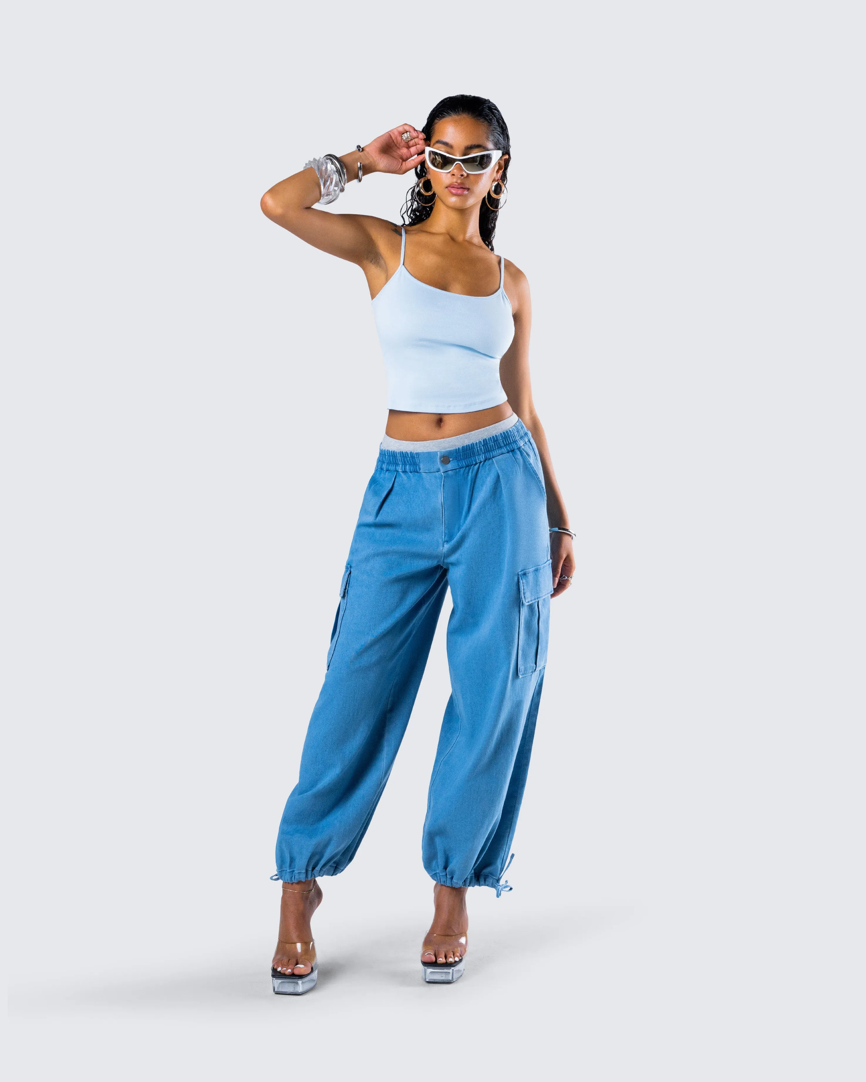 Darby Blue Denim Set
