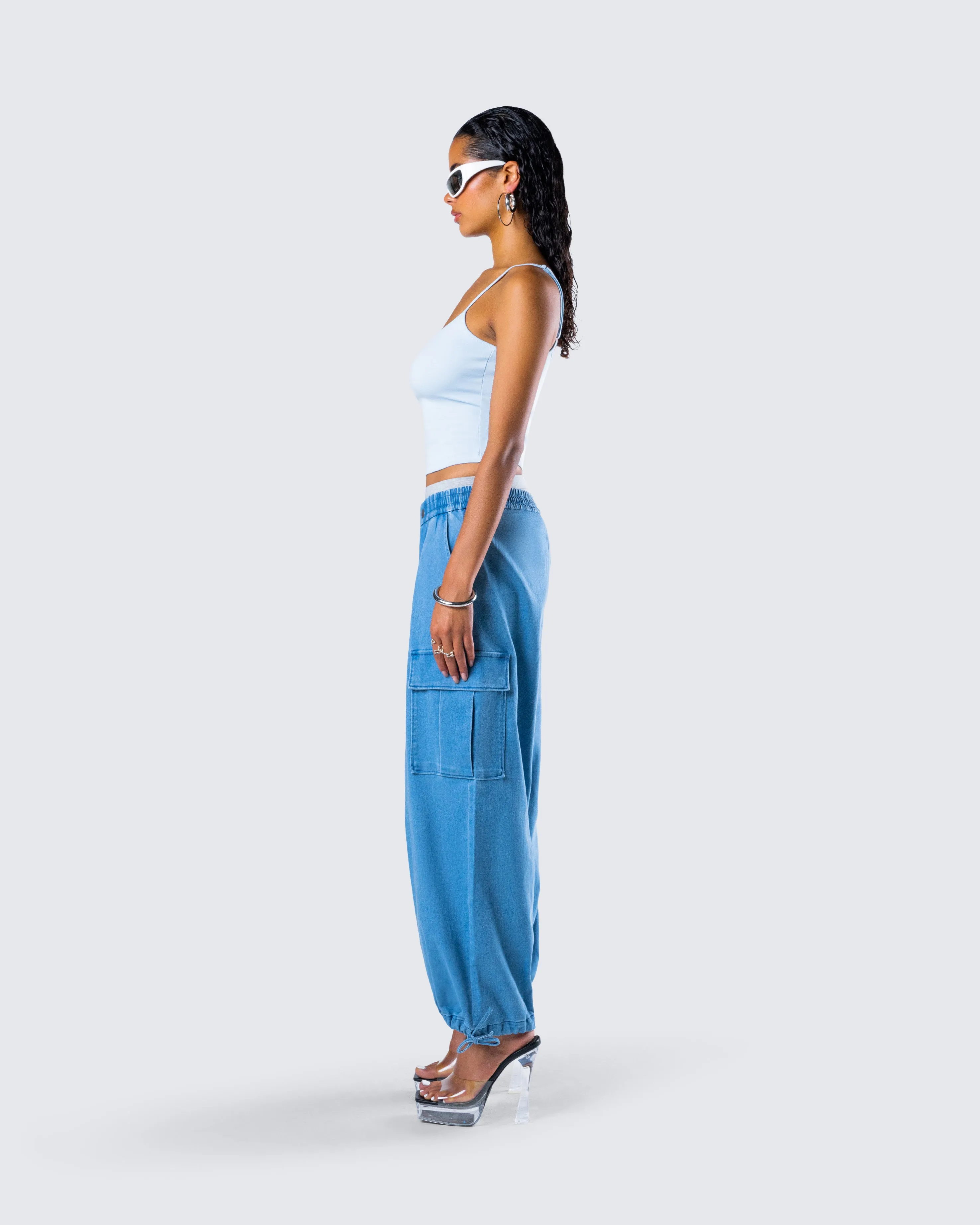 Darby Blue Denim Set