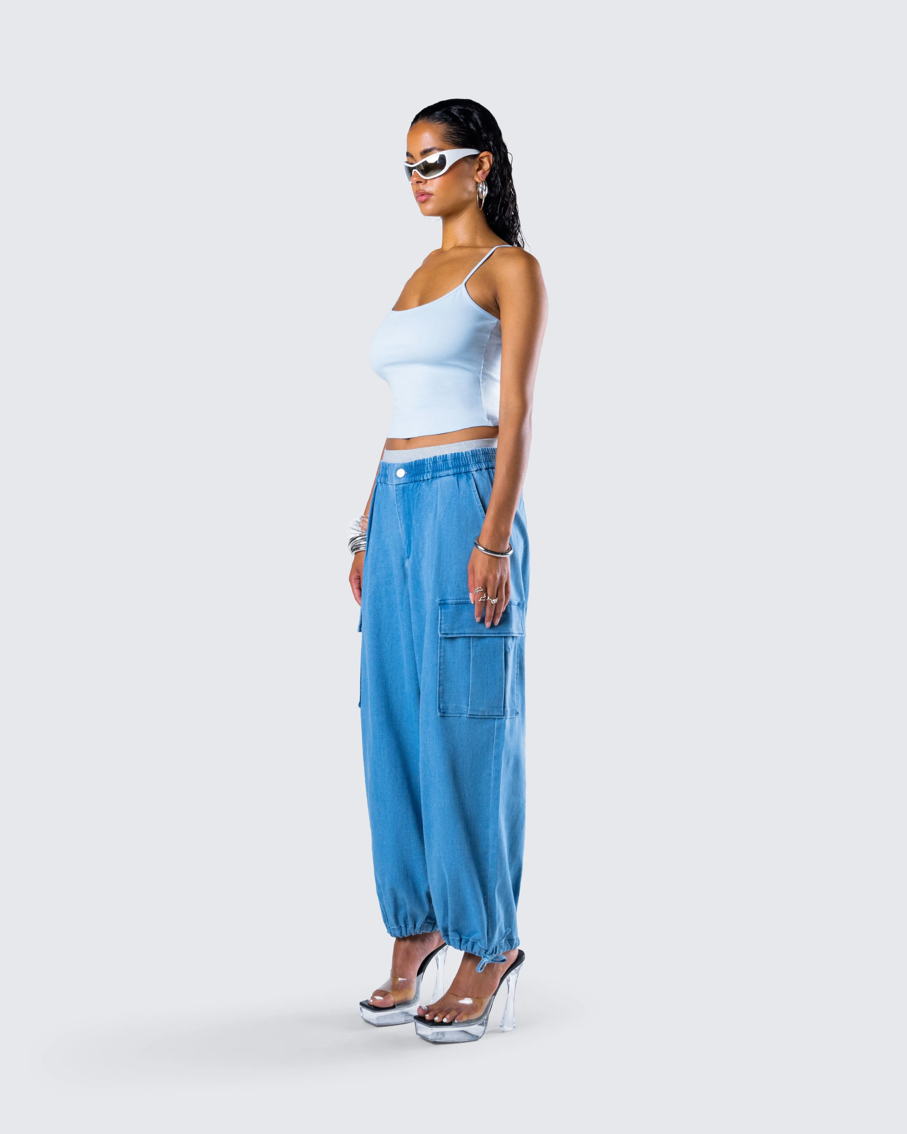 Darby Blue Denim Set
