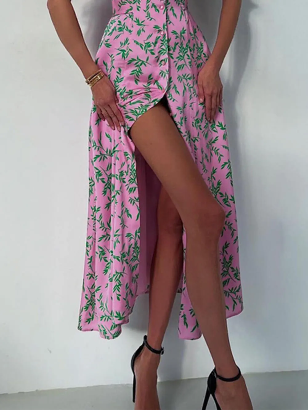 Elegant Doll Collar Fashion Mid-Length Dress