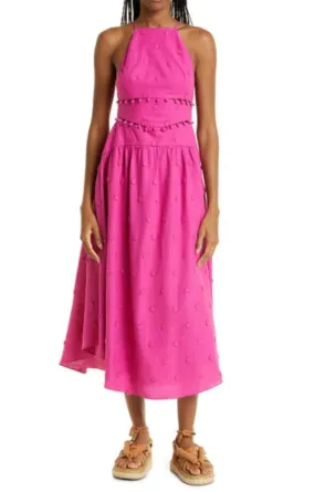 Farm Rio Flower Applique Dress