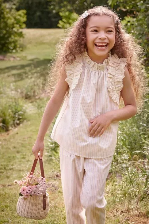Fiona Blouse and Trouser Set - Stripes