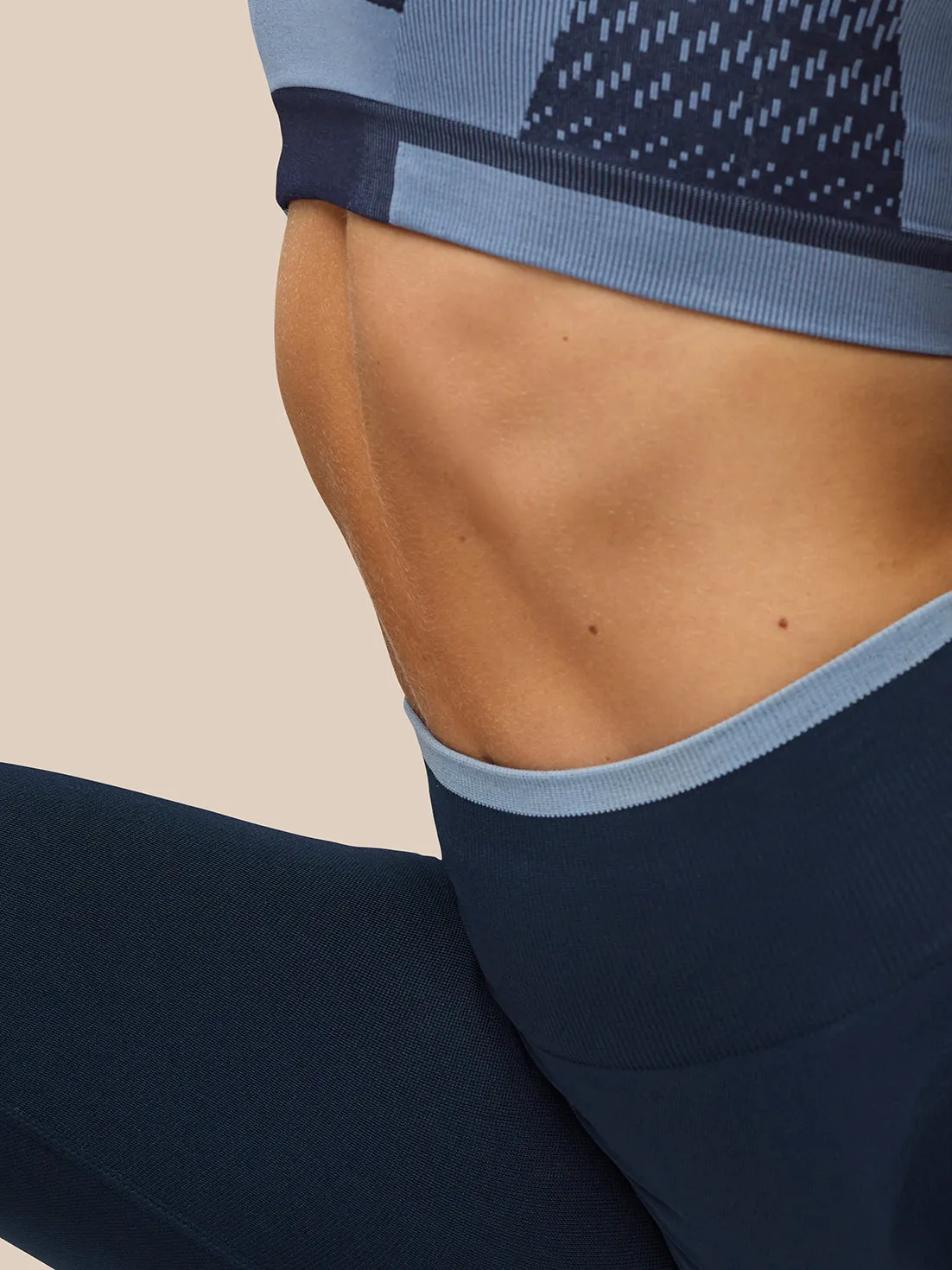 Flow Training Leggings - Midnight Navy