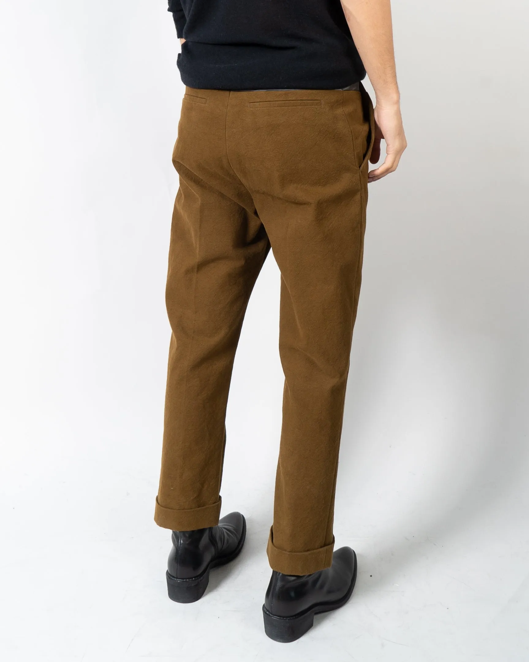FW19 Crystall Brown Taroni Waist Trousers Sample
