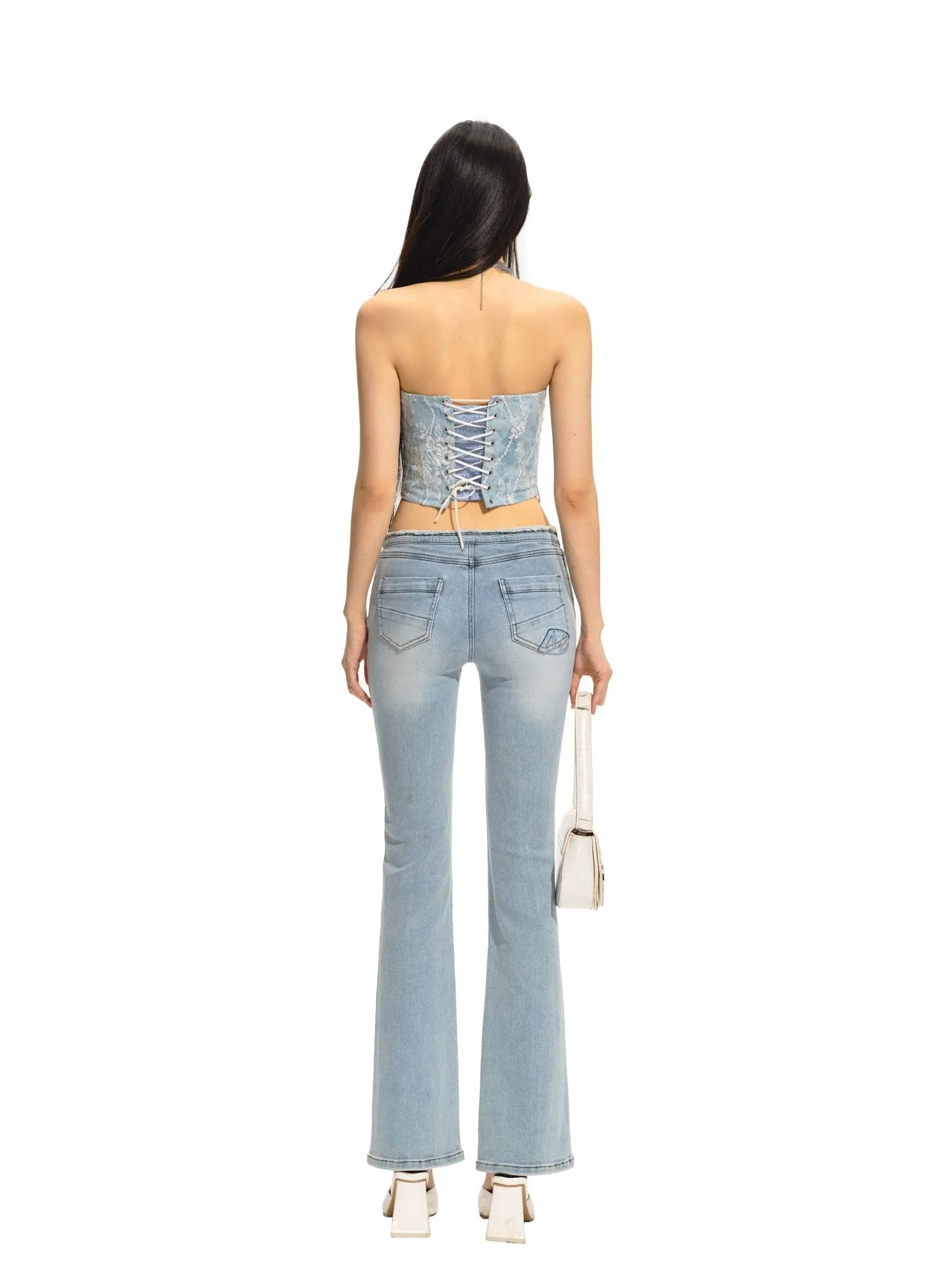 Garden Denim Plunge