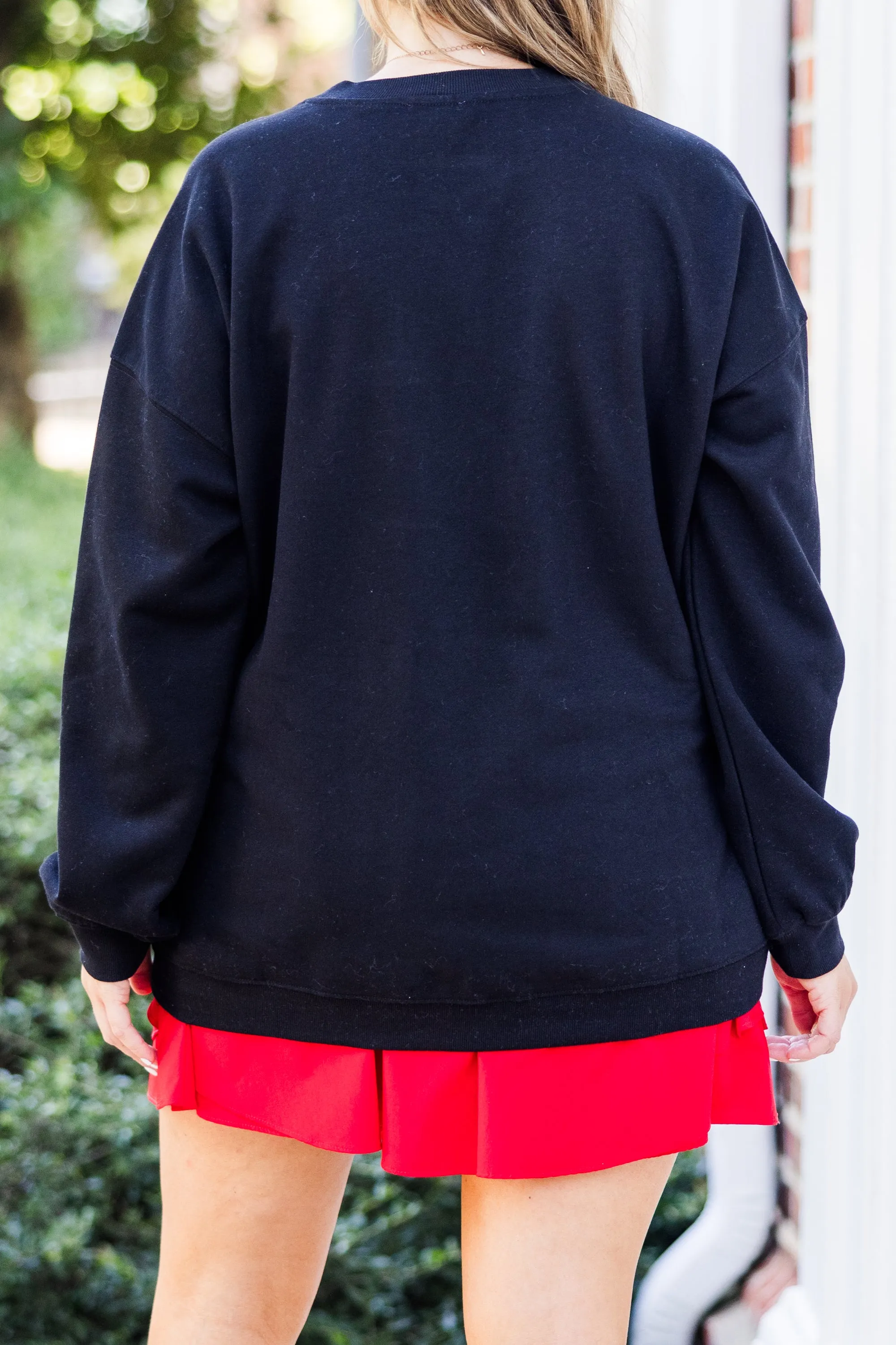 Get Ready, It's Game Day Pullover, Black