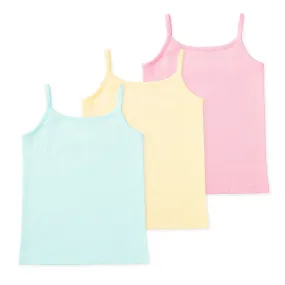 Gracie Girls Organic Cotton Camisoles (3-Pack)