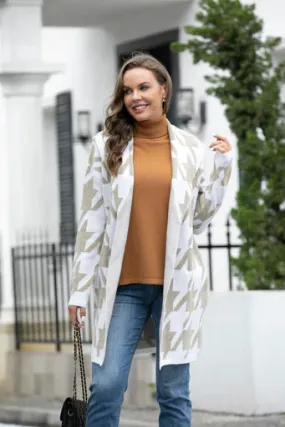 Houndstooth Cardigan