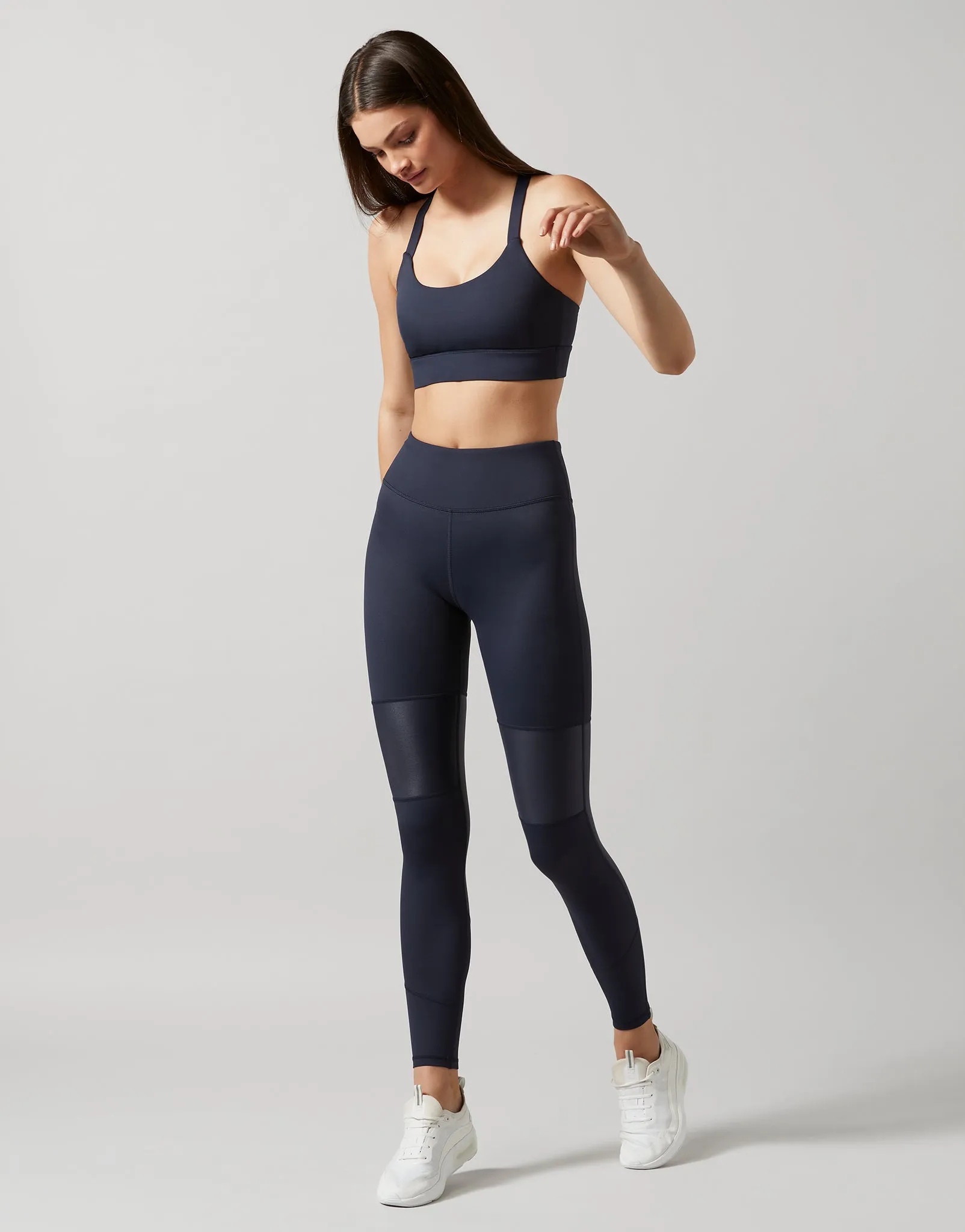 Ink Blue Baseline Sports Bra