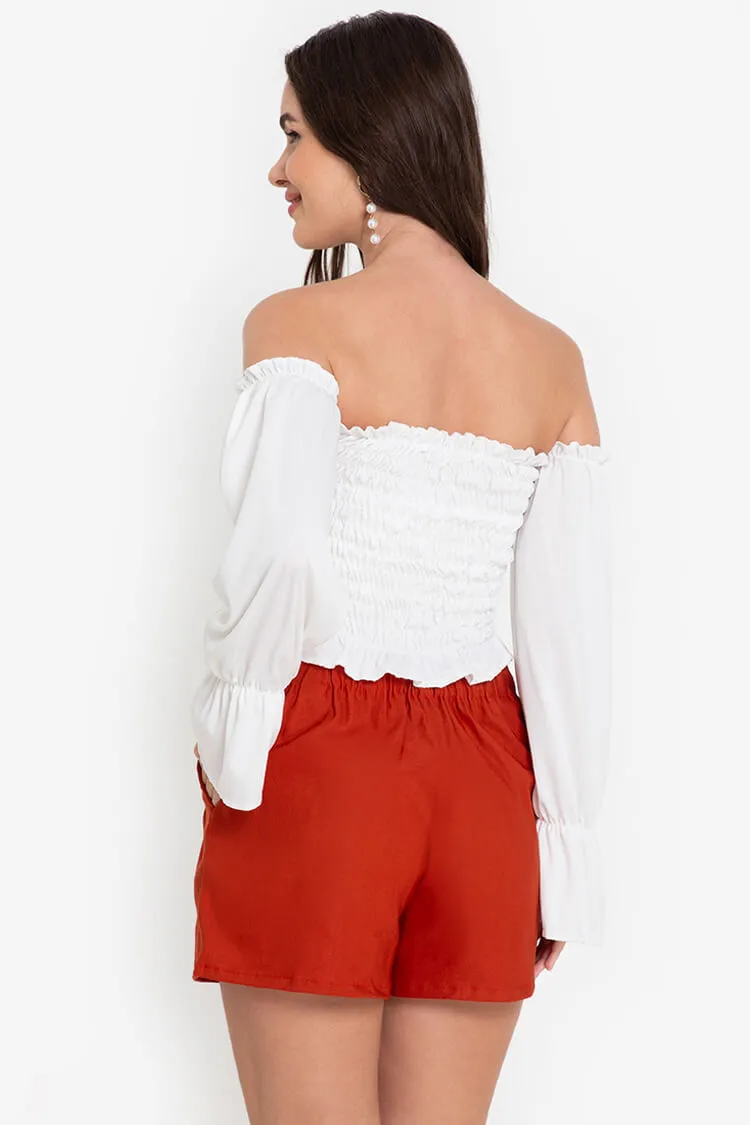 Jane Smocked 2-Way Top