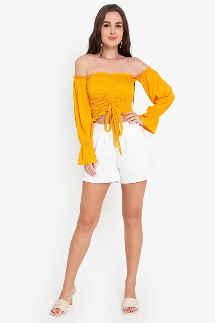 Jane Smocked 2-Way Top