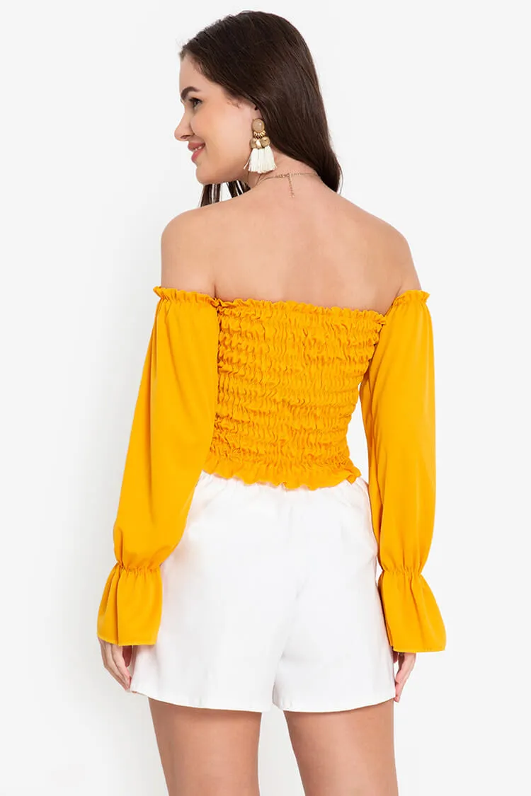 Jane Smocked 2-Way Top