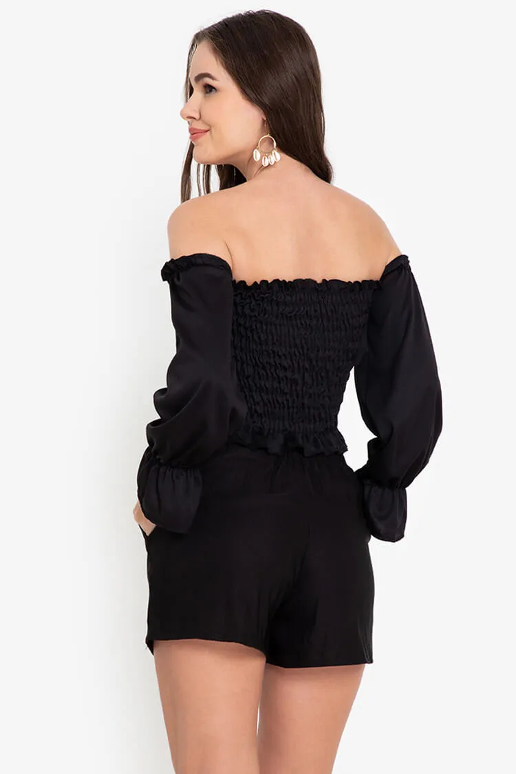 Jane Smocked 2-Way Top