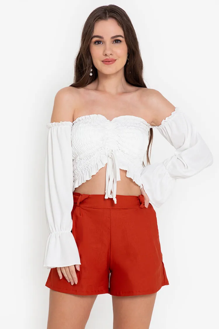 Jane Smocked 2-Way Top
