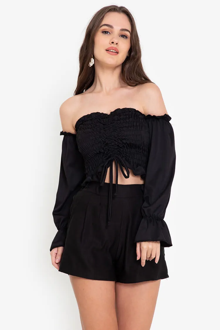 Jane Smocked 2-Way Top