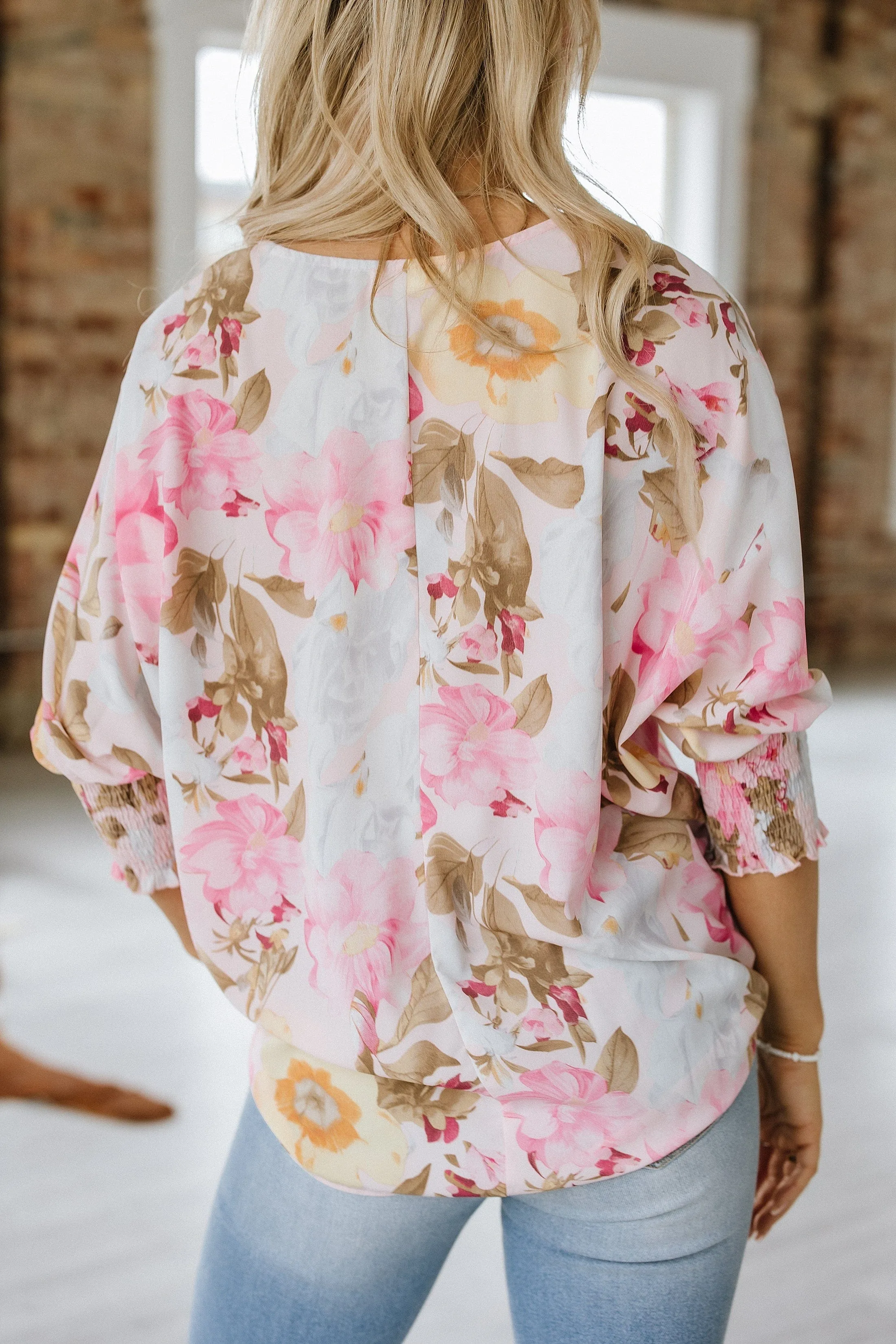 Katy Loose Fit Floral Blouse | DROPSHIP