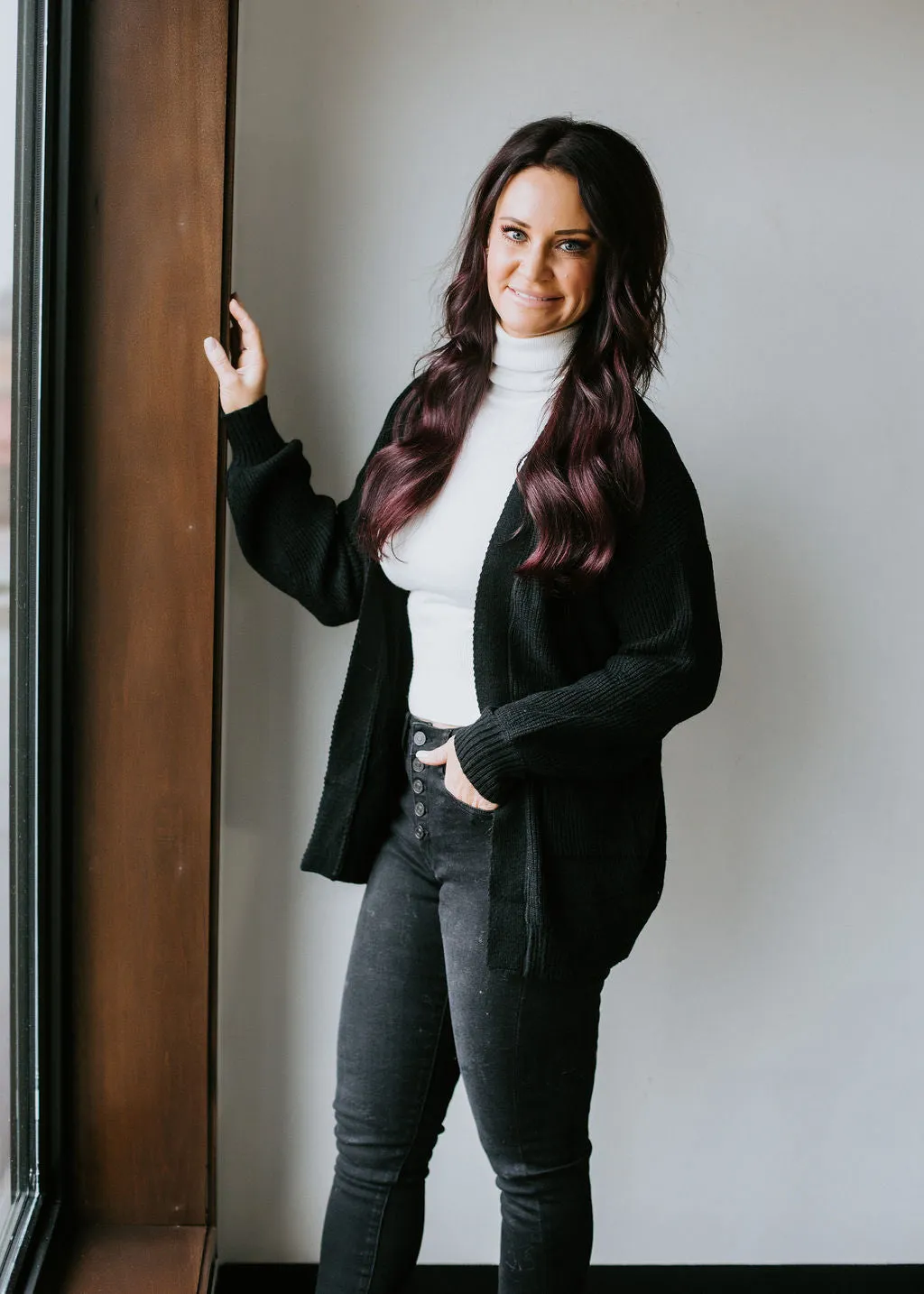 Lailyn Ribbed Knit Cardigan FINAL SALE