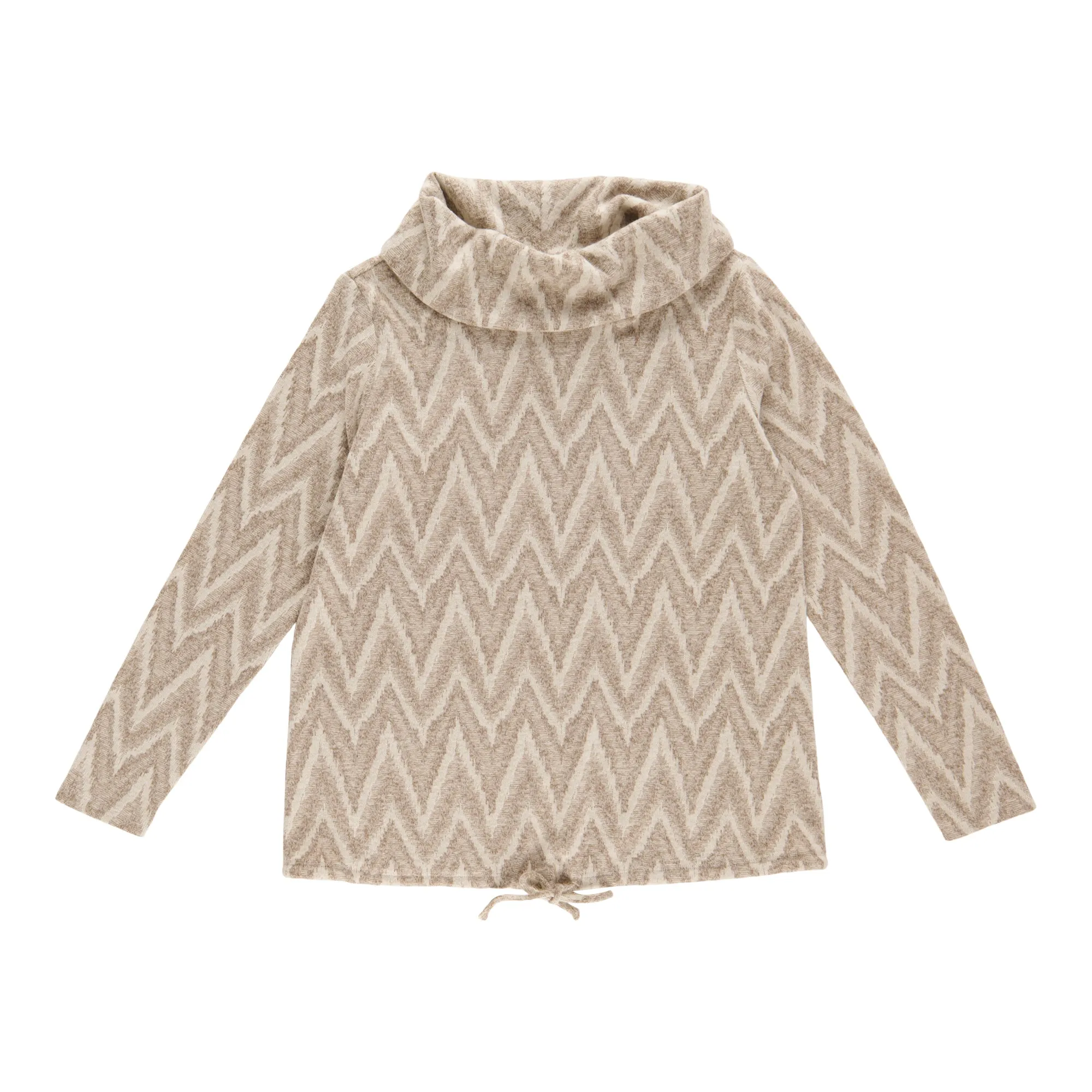 lily morgan Women's Cowl Neck Printed Top