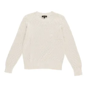 lily morgan Women's Crew Neck Stitch Sweater