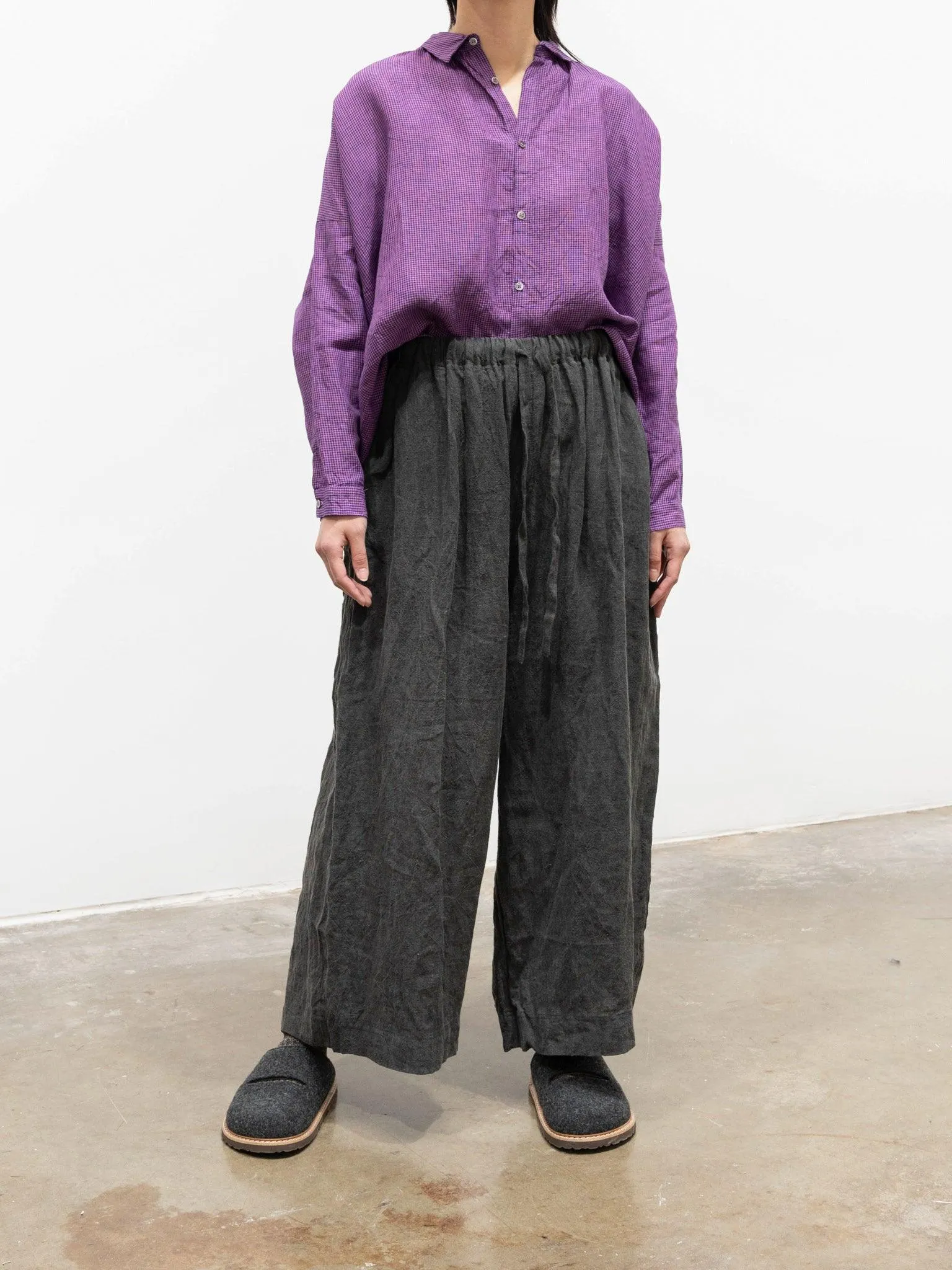 Linen Pants - SUMI Dark