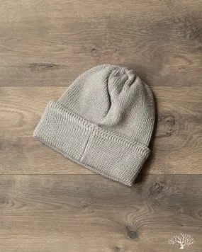 Linen Waffle Watch Cap - Gray