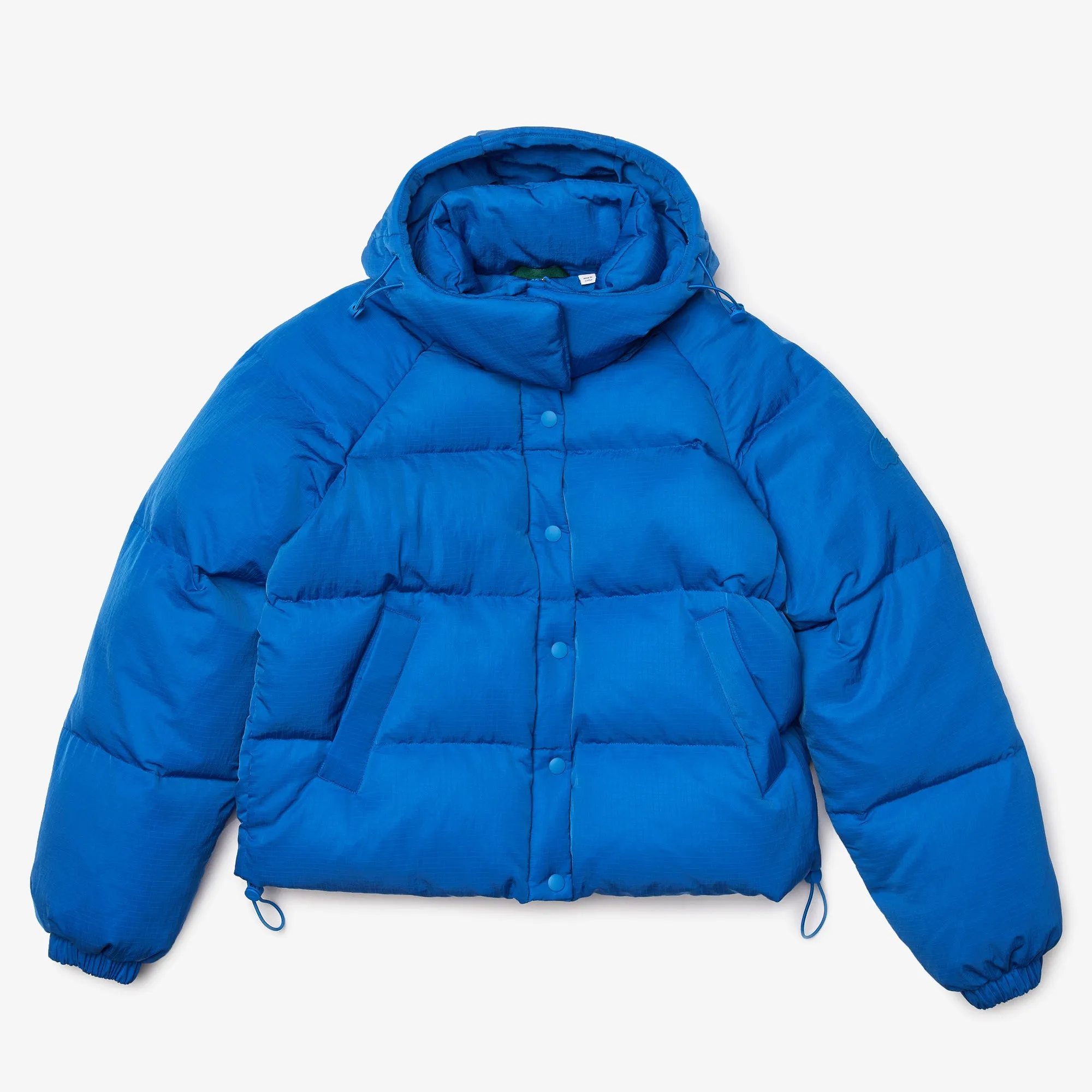 Live Detachable Hood Short Quilted Rain Jacket - Bf7058