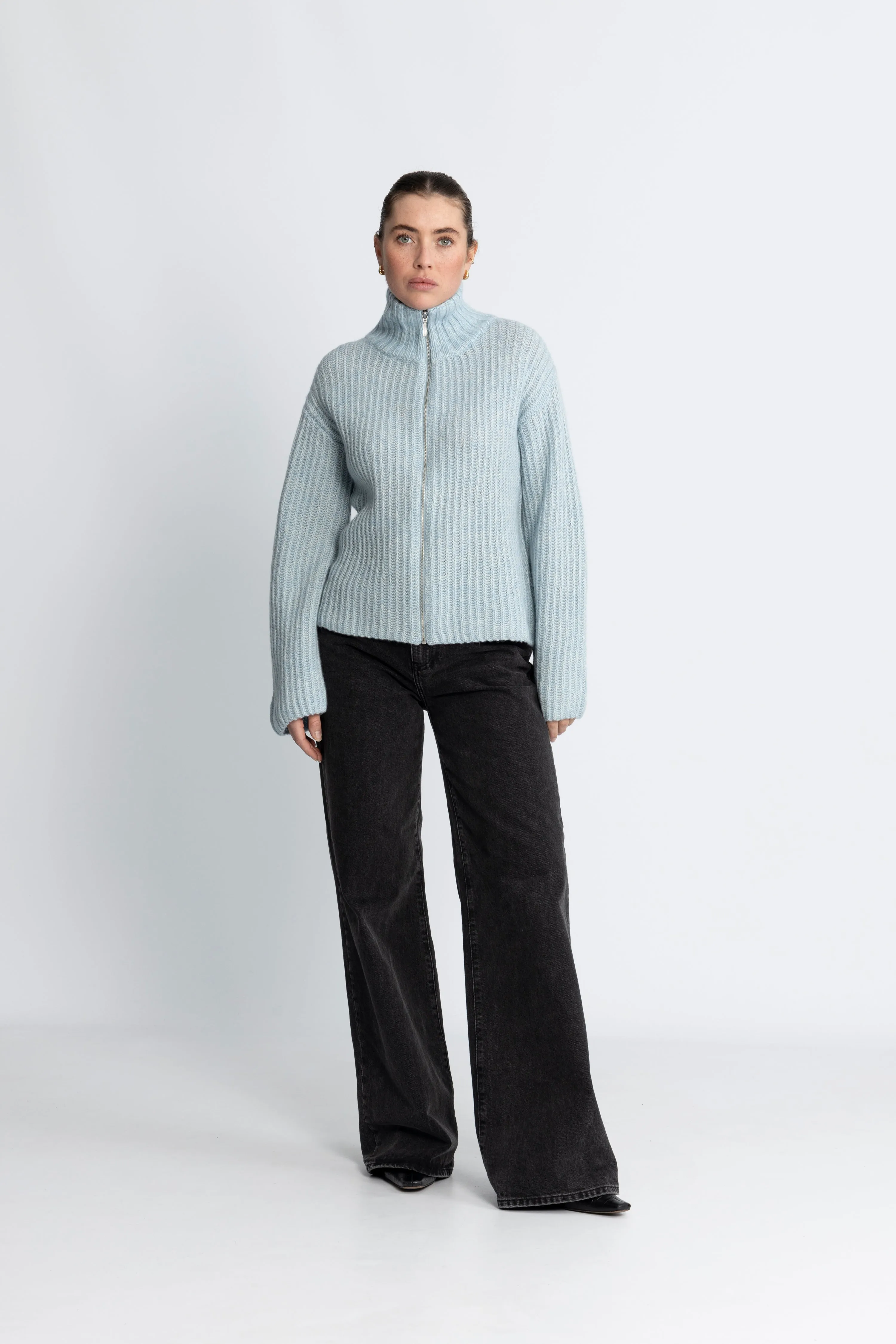Majken Cardigan - Light Blue