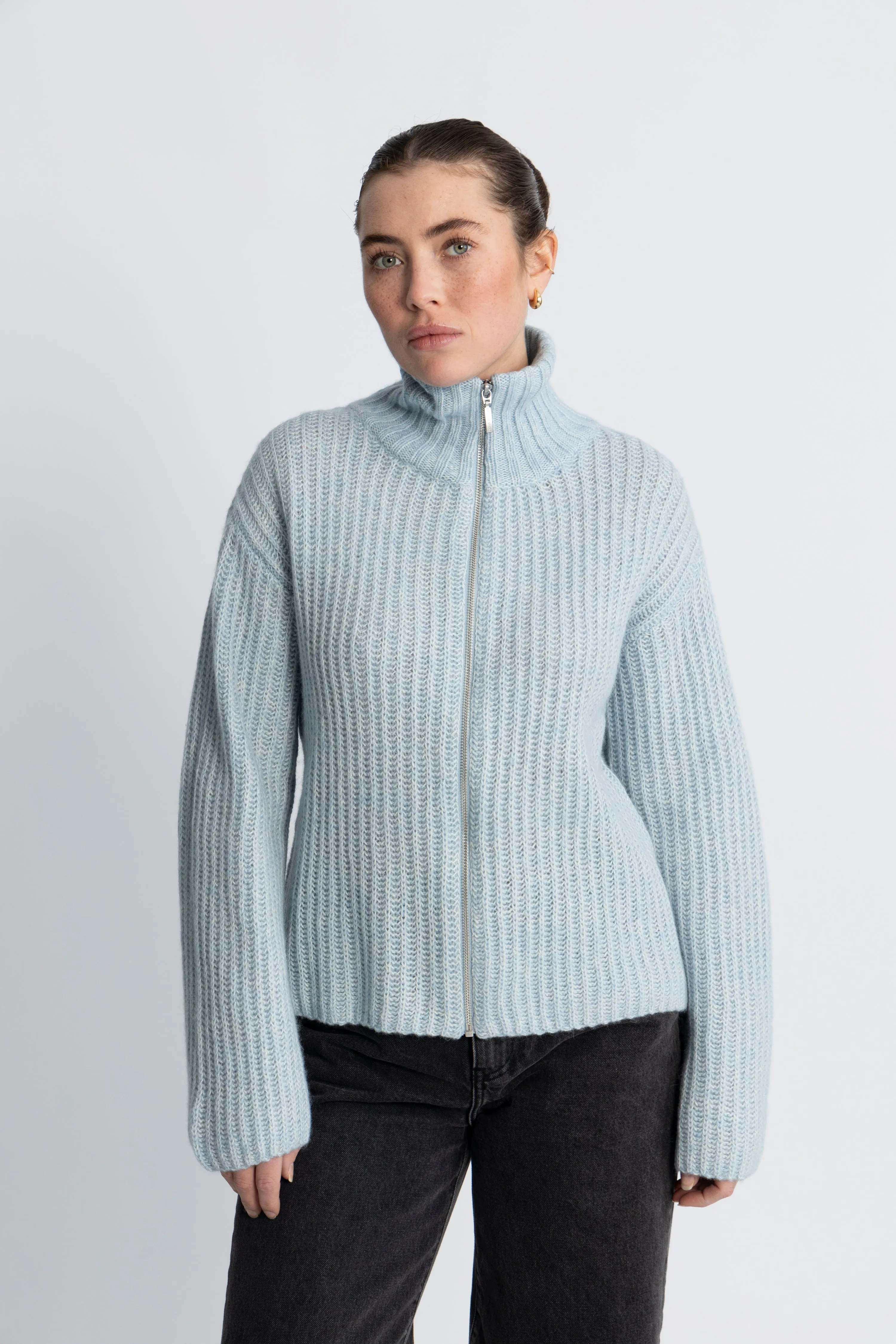 Majken Cardigan - Light Blue