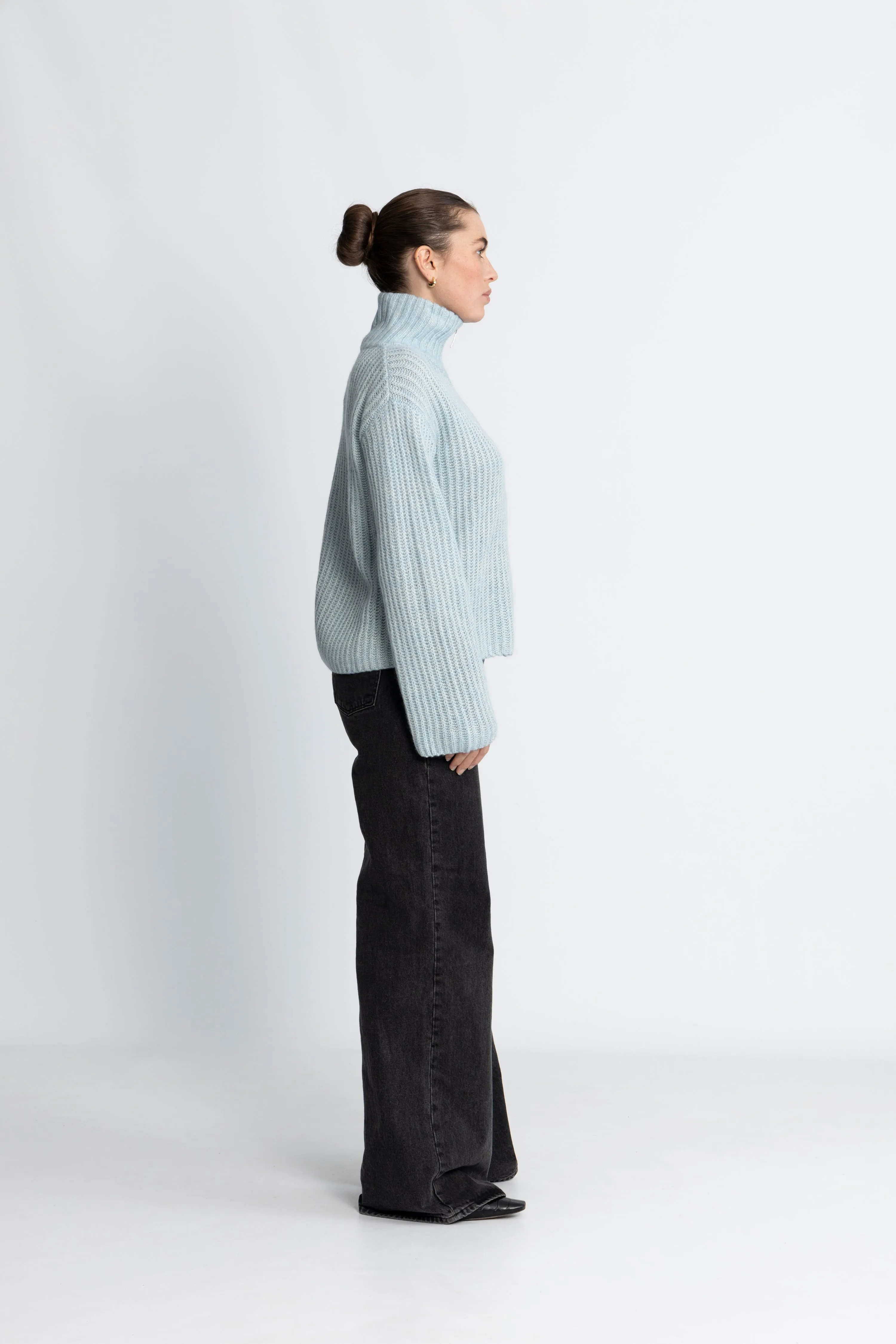 Majken Cardigan - Light Blue