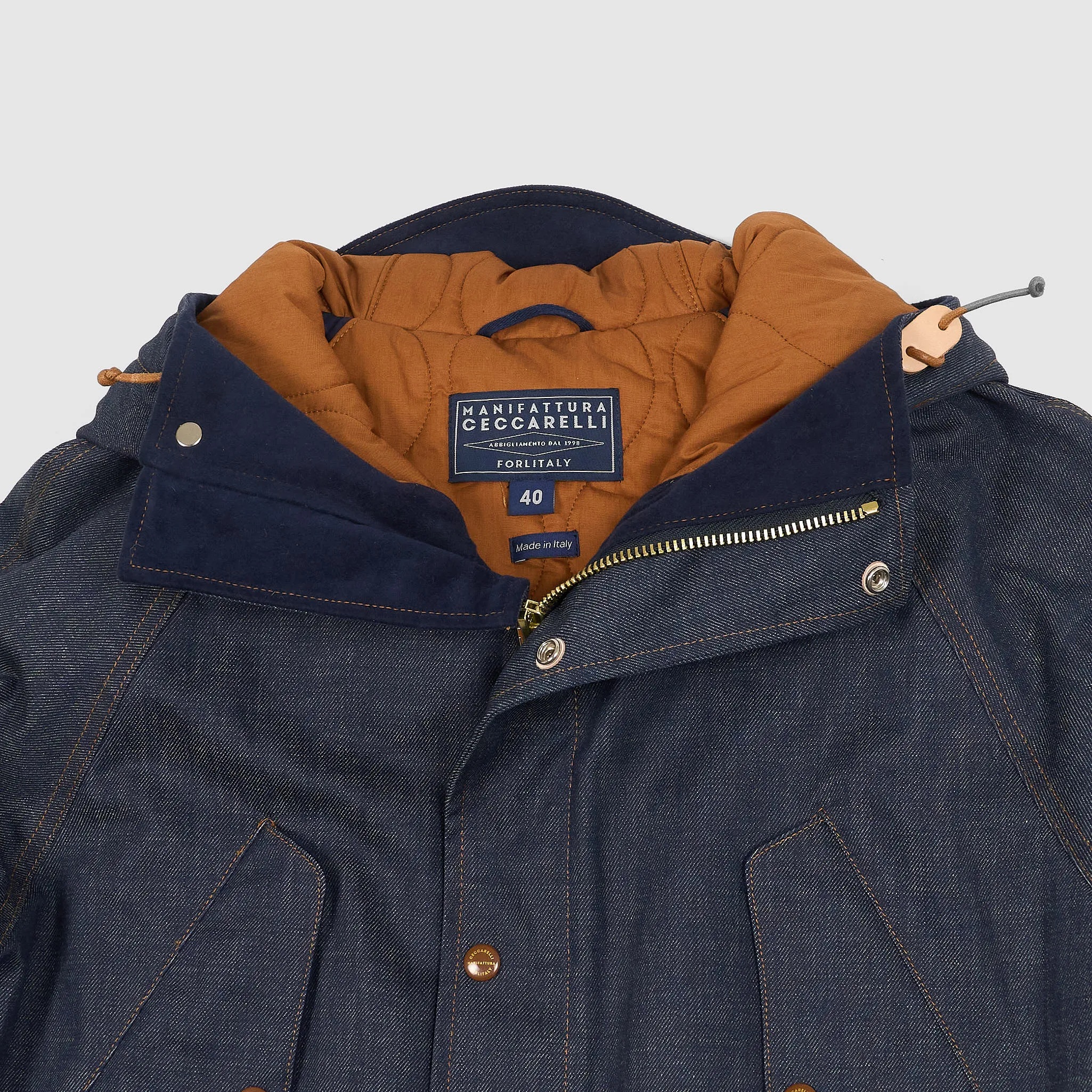 Manifattura Ceccarelli Denim Fischerman Parka