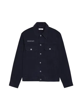 Mens Nettle Denim Jacket—black