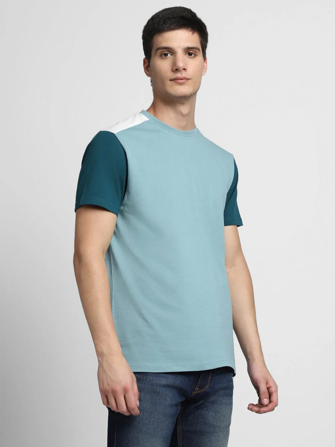 Men's Sea Blue T-shirt