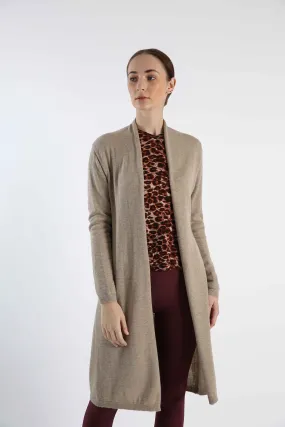 Natural Color 100% Cashmere Cardigan