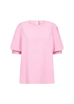Netti 67 Pink Puff Sleeve Top
